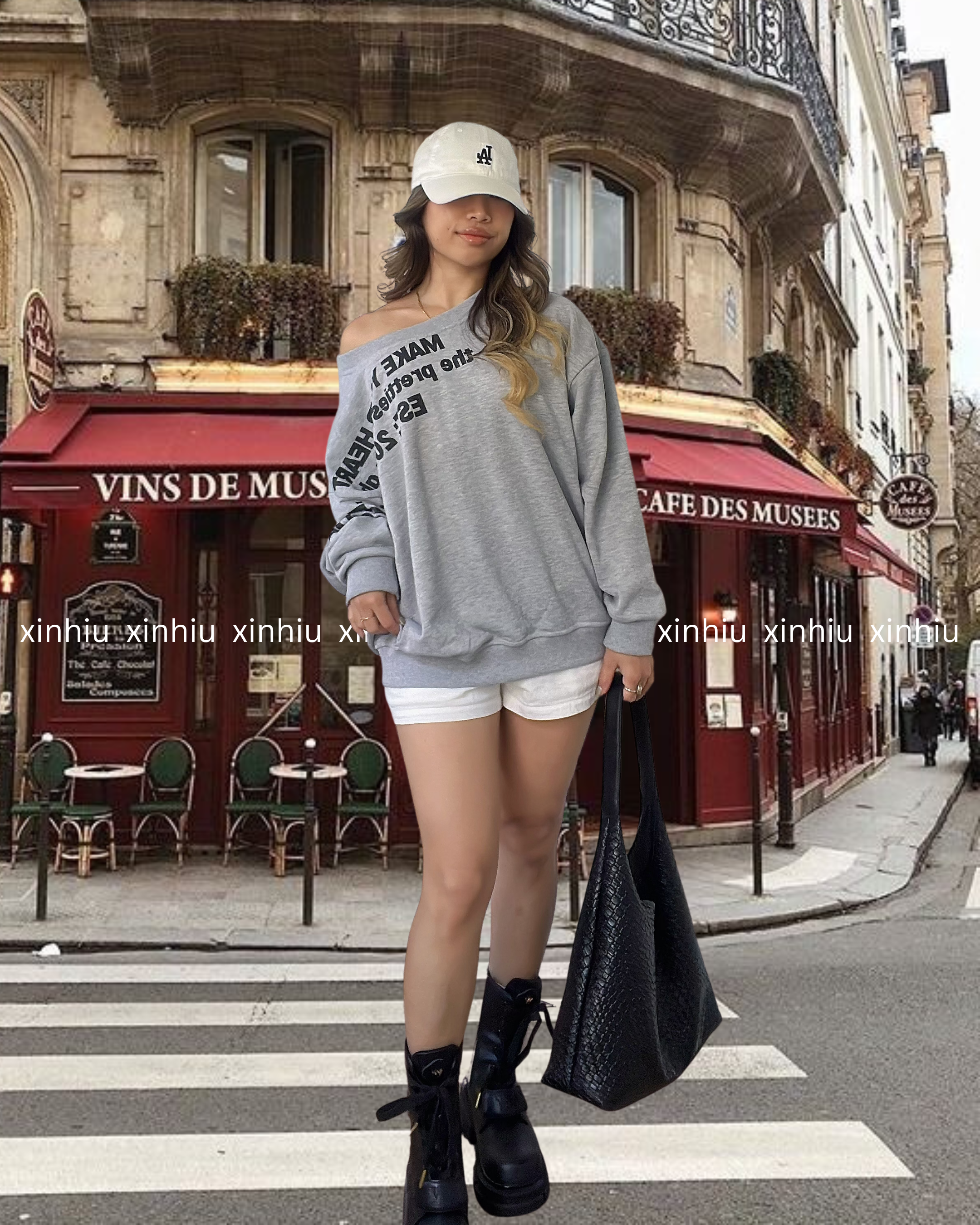 Off-shoulder Sweater