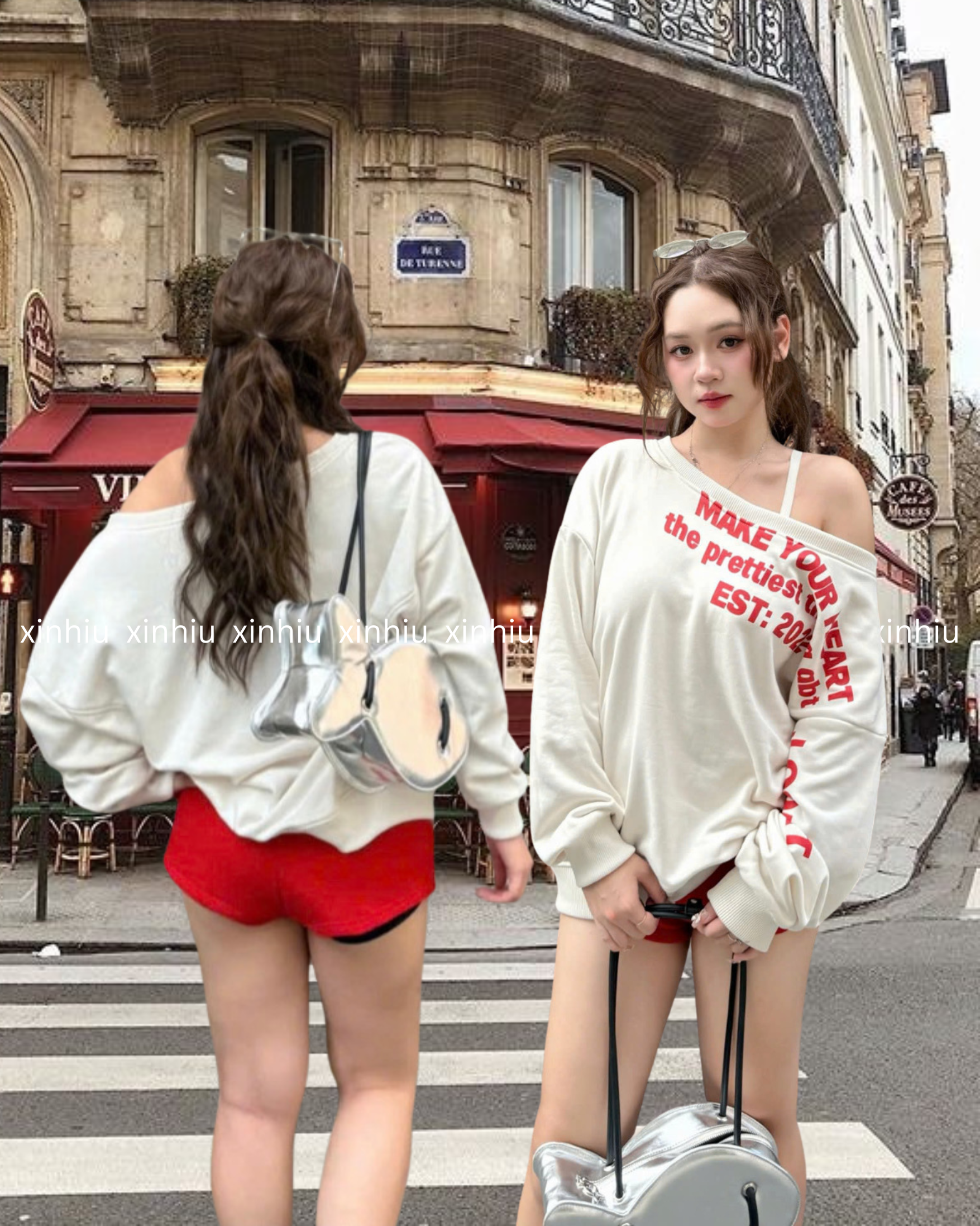 Off-shoulder Sweater