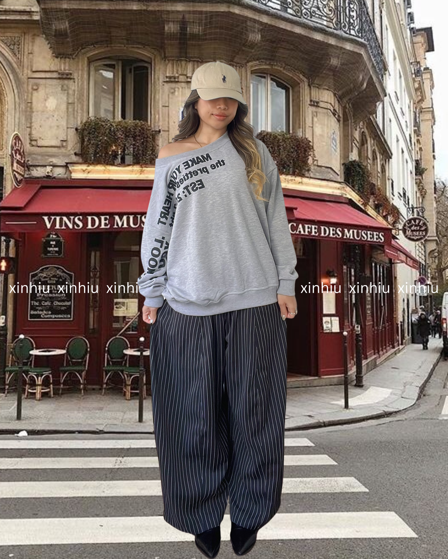 Off-shoulder Sweater